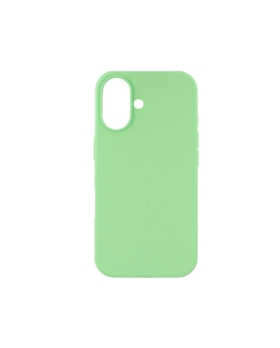 Siipro cover in silicone per iphone 16 verde mela