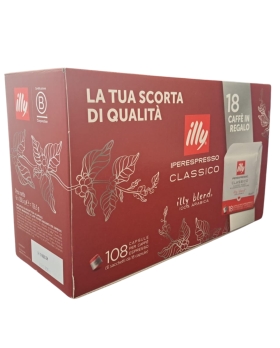 Illy Christmas Box 108 Capsule Iperespresso Tostato Classico