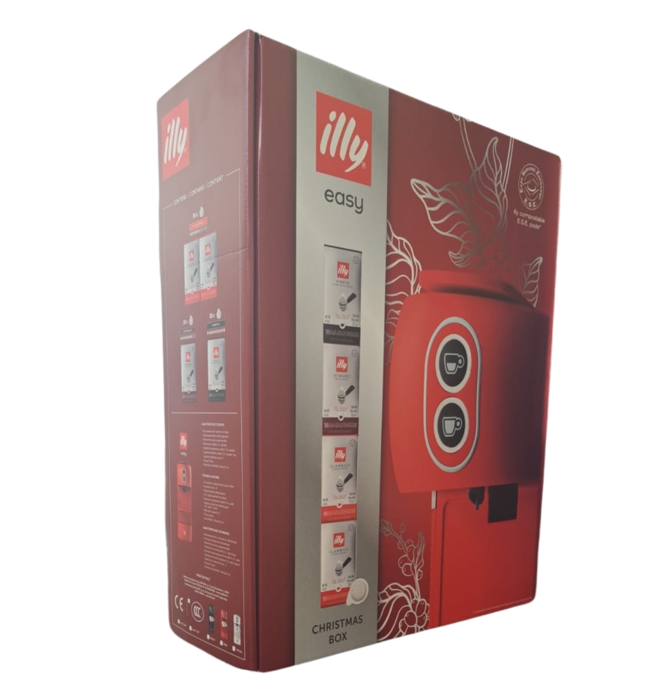 Illy Christmas Bundle m.d.c.Easy Nera + 72 cialde omaggio