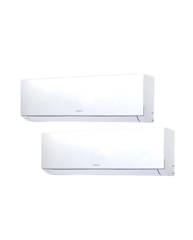 Hisense Climatizzatore Dual Split Inverter 9000+9000 Btu /h Condizionatore Con Pompa Di Calore Classe A++/a+