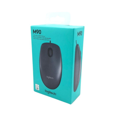 LOGITECH MOUSE USB OTTICO  M90 BLACK