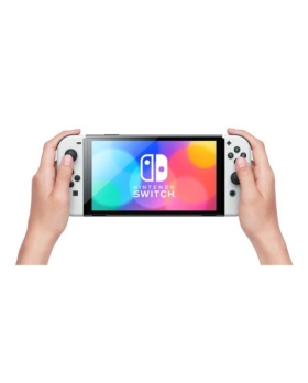 Switch console oled white +super mario wonder + 12 nso