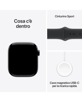 Apple Watch Serie10 46mm ac/jet black sb/black m/l mwwq3qc/a eu