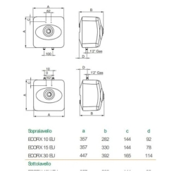 Ariston Thermo Ecofix15eu Scaldab 15lt 2a Cl B