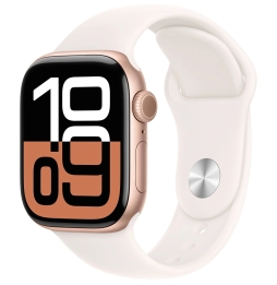 Apple watch serie10 42mm ac/rose gold sb/light blu. m/l mwwj3qc/