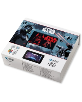 E-star Tablet per Bambini 3 - 6 anni 7 Pollici Wi-Fi 1 GB Ram Android 9 con fotocamera modello star wars