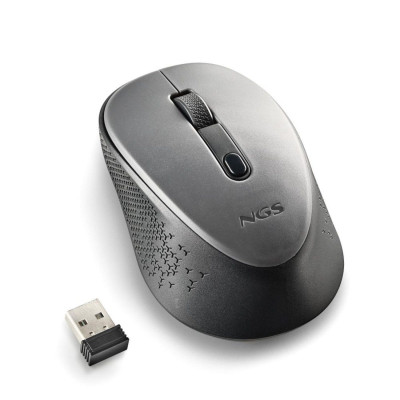 NGS Mouse wireless con pulsanti silenziosi DEW GRAY