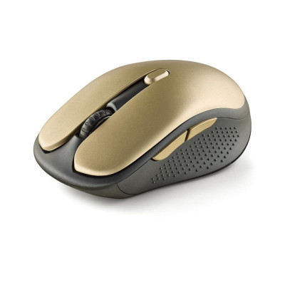 NGS Mouse wireless ricaricabile pulsanti silenziosi EVO RUSTGOLD