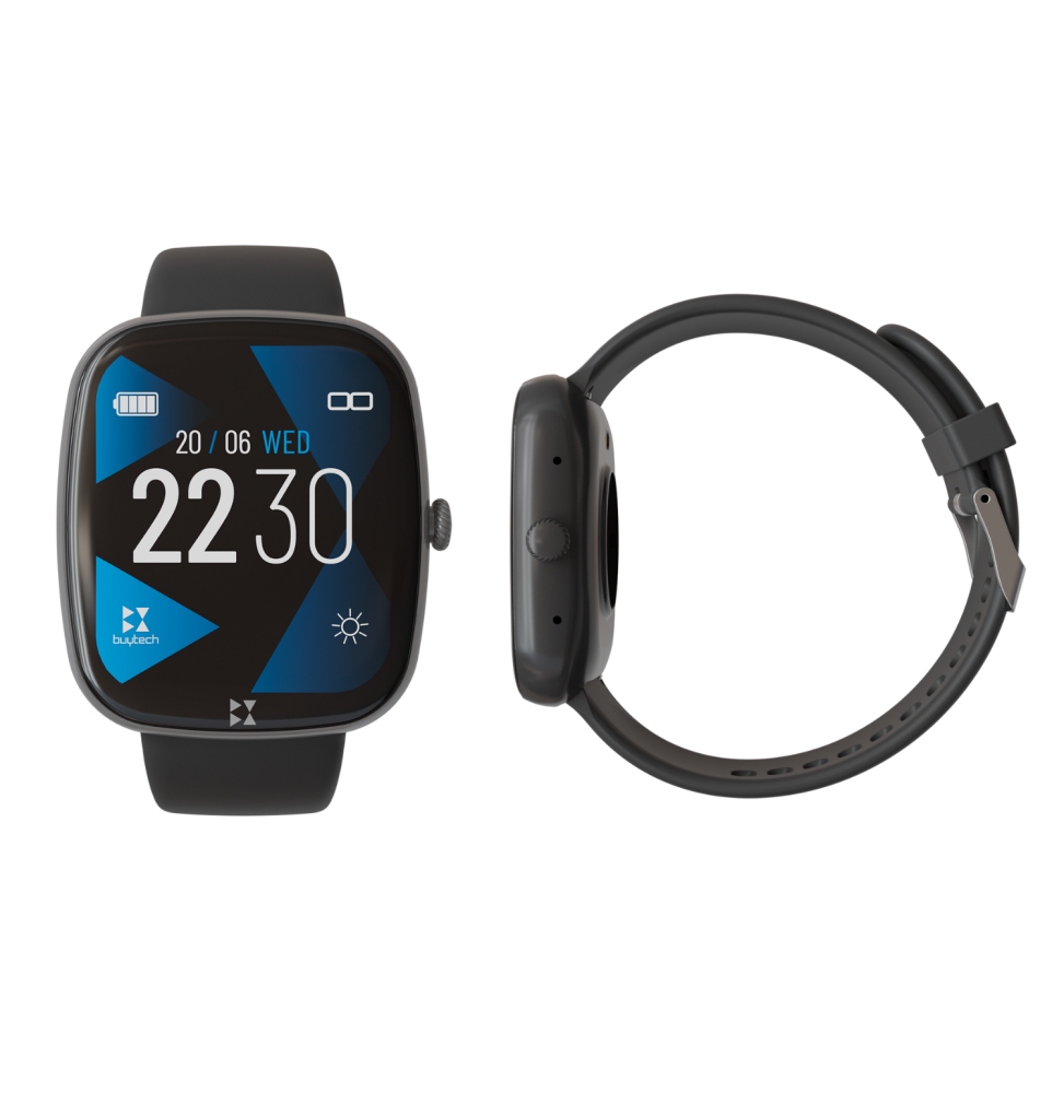 Techmade Smartwatch Buytech By Gamma Cint. Silicone 1.89 black