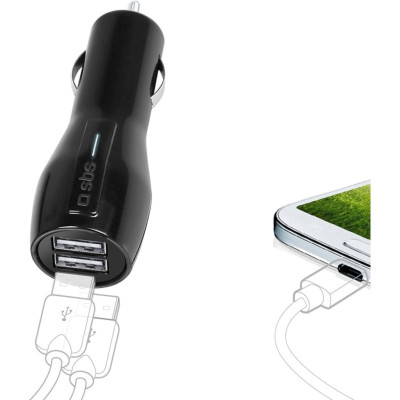 SBS CARICABATTERIE DA AUTO 3.100MA TYPE 09901