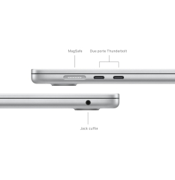 Apple Macbook Air 2024 15 m3 8c/10g 24/512gb silver mc9j4t/a