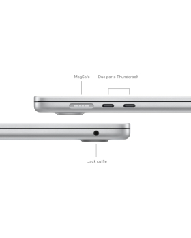 Apple Macbook Air 2024 15 m3 8c/10g 24/512gb silver mc9j4t/a