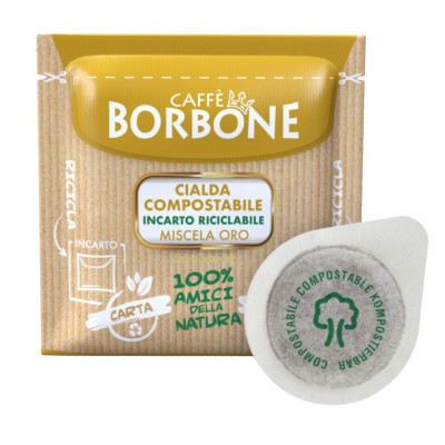 Borbone box cialde 44mmmiscela oro 150pz