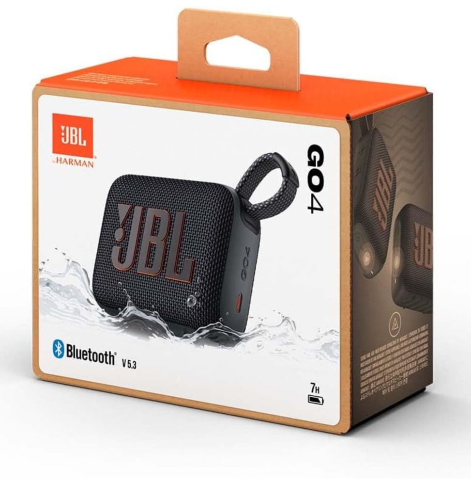 Jbl Go4 Portable Bt Speaker Black