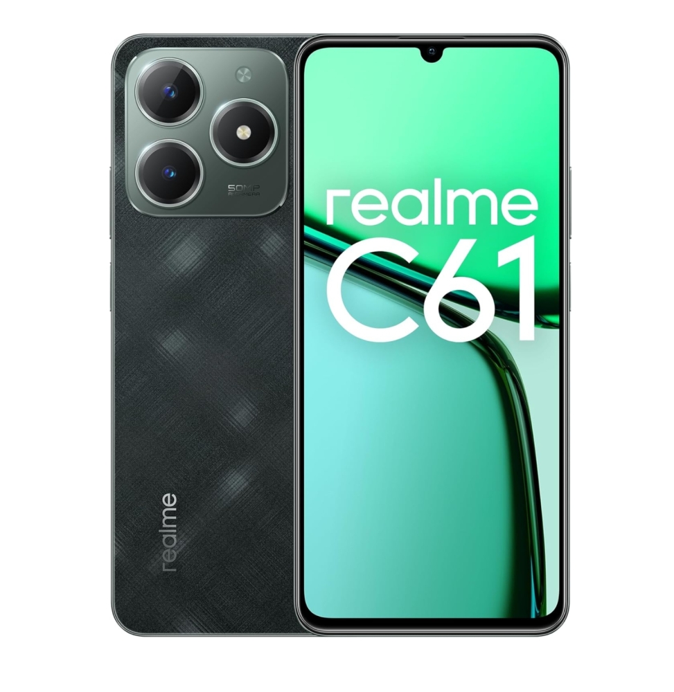 Realme c61 6+128gb 6.74ds Dark Green opt