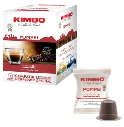 Kimbo Miscela Pompei 50capsule Compatibili Nespresso