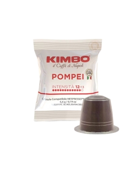 Kimbo Miscela Pompei 50capsule Compatibili Nespresso