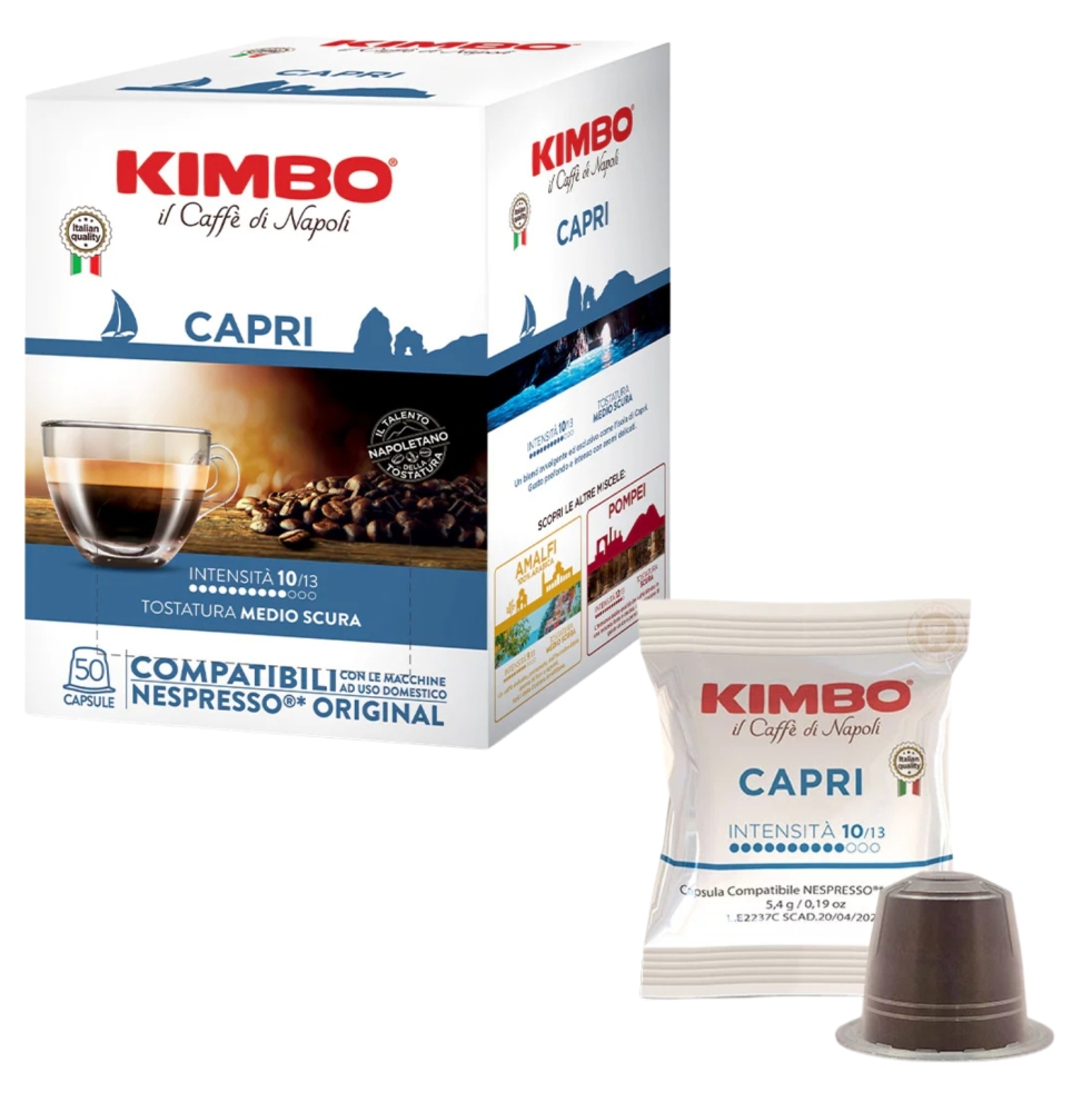 Kimbo Miscela Capri 50 Capsule Compatibili Nespresso