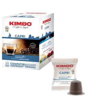 Kimbo Miscela Capri 50 Capsule Compatibili Nespresso