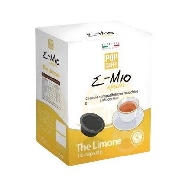Pop Caffè E-Mio 16 Capsule Compat. Lavazza A Modo Mio The Limone