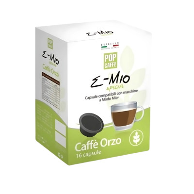 Pop Caffè E-Mio 16 Capsule Compat. Lavazza A Modo Mio Orzo Solub