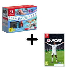 Switch Console 1.1 Neon Blue / Neon Red Switch Sport +Ea Sports Fc 25 Standard Nintendo Switch  Versione Europa Lingua Italiana