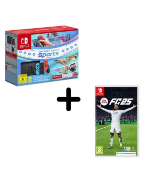 Switch Console 1.1 Neon Blue / Neon Red Switch Sport +Ea Sports Fc 25 Standard Nintendo Switch  Versione Europa Lingua Italiana