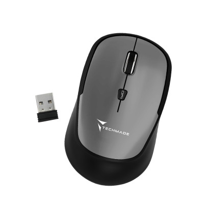 TECHMADE MOUSE WIRELESS TM-XJ35 GREY