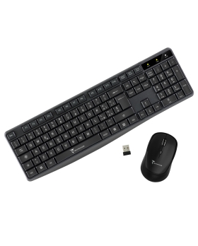 Techmade Kit t Tastiera + Mouse Wireless Tm-km001 Black