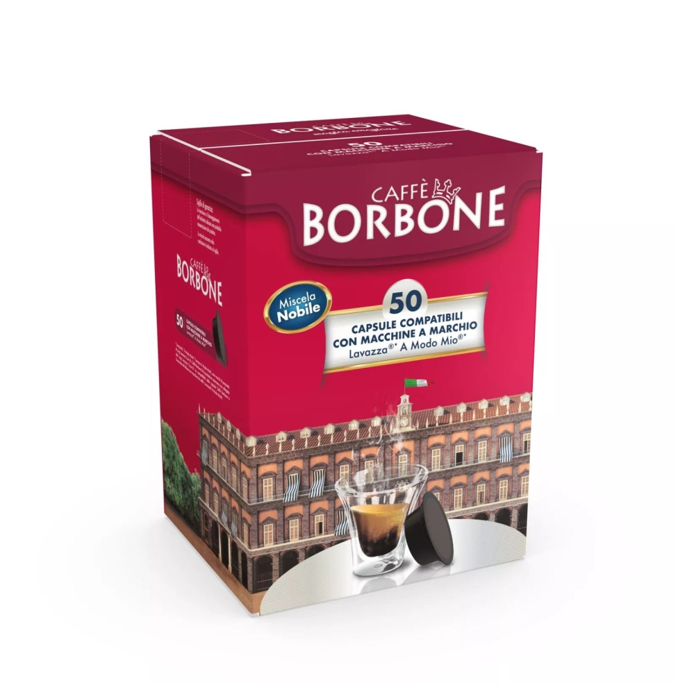 Borbone Don Carlo Blu Pa Lazzo Miscela Nobile 50pz