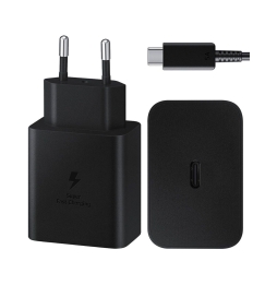 Samsung Caricatore 45w e p-t4511 fc2 Usb-c + Cavo 1m Usb-c black