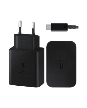 Samsung Caricatore 45w e p-t4511 fc2 Usb-c + Cavo 1m Usb-c black