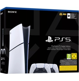 Console Sony Playstation 5 Digital Edition D Slim 1tb + 2 Dualsense Ps5 Italia