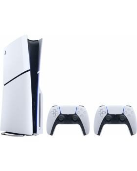 Ps5 Console 1tb Disco Standard Slim White + 2 Dualsense Ita + Ea Sports Fc 25 Ps5 Versione Europea Lingua Italiana