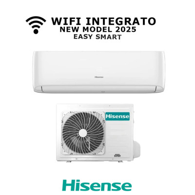 Hisense easysmart 9000Bt u CA25YR4BG+CA25YR4BW R32 2025 con wifi