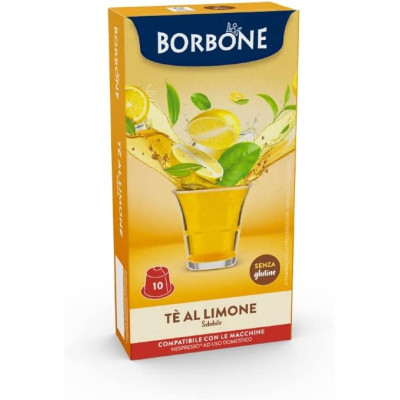 Caffe' Borbone Box Capsule Nespresso Infuso The al Limone