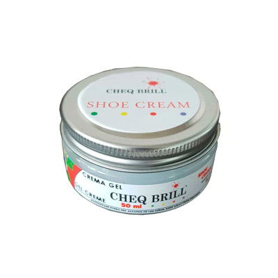 EcoPrice crema scarpe SHOE CREAM CHEQ BRILL (50 ml) bianco 000