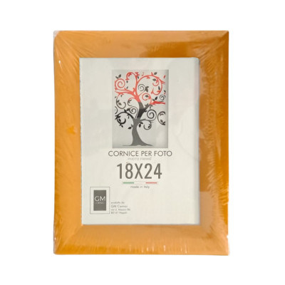CORNICE PER FOTO IN LEGNO LACCATA 18X24 VARI COLORI