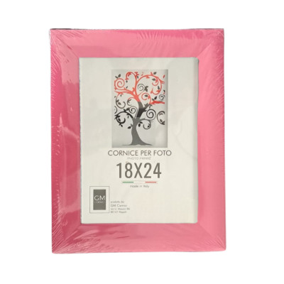 CORNICE PER FOTO IN LEGNO LACCATA 18X24 VARI COLORI