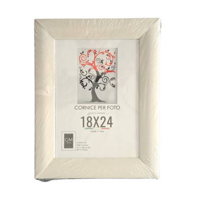 CORNICE PER FOTO IN LEGNO LACCATA 18X24 VARI COLORI