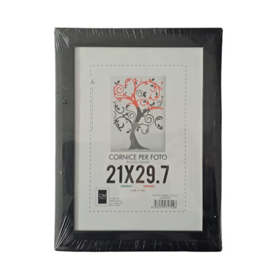 CORNICE PER FOTO IN LEGNO LACCATA 21X29.7 VARI COLORI