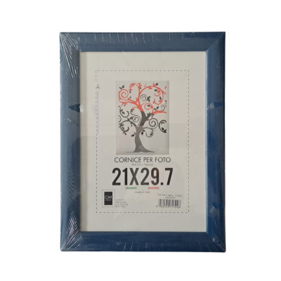 CORNICE PER FOTO IN LEGNO LACCATA 21X29.7 VARI COLORI