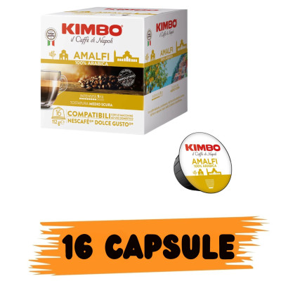 Kimbo Capsule Compatibili Dolce Gusto Amalfi 16 pz