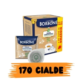 Caffè Borbone Cialda Compostabile, Miscela Blu 170 Cialde ese