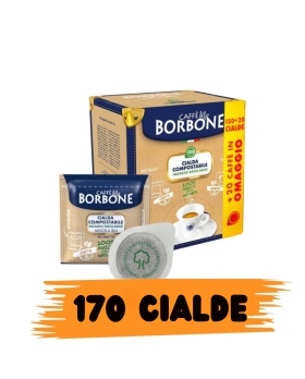 Caffè Borbone Cialda Compostabile, Miscela Blu 170 Cialde ese