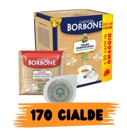 Caffè Borbone Cialda Compostabile, Miscela Rossa 170 Cialde Ese