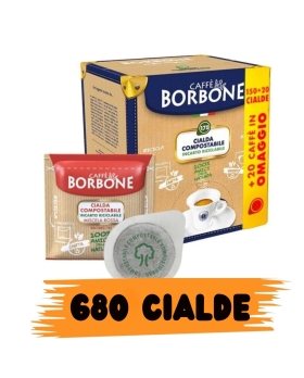 Caffè Borbone Cialda Compostabile, Miscela Rossa 170 Cialde Ese