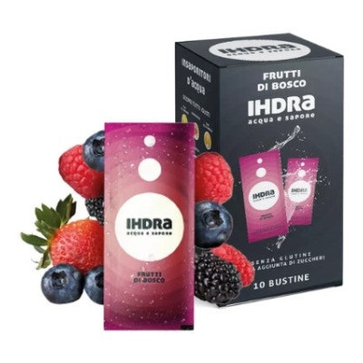 IHDRA Insaporitore Acqua Gusto frutti di bosco Box da 10 bustine