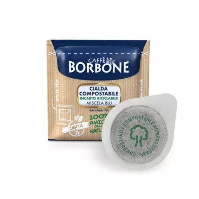 BORBONE BOX CIALDE 44MM MISCELA BLU 100PZ