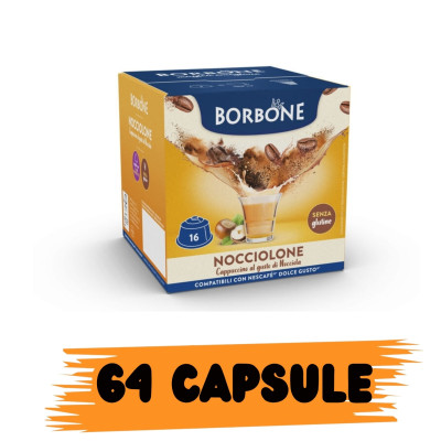 Borbone Box Capsule Comp. Dolce Gusto Nocciolone 64